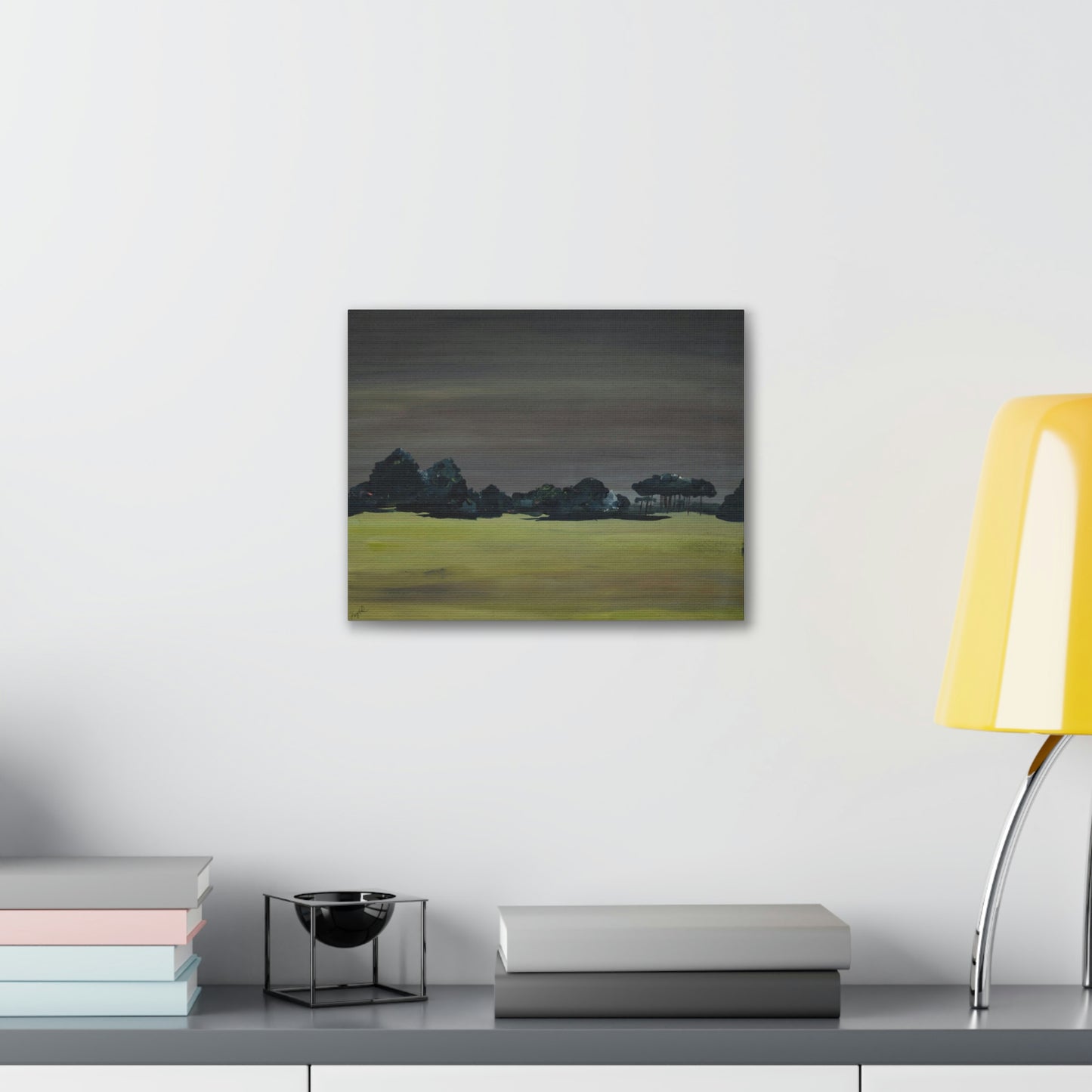 Landscape- Canvas fine art print , Abstract art, Print of original landscape painting.