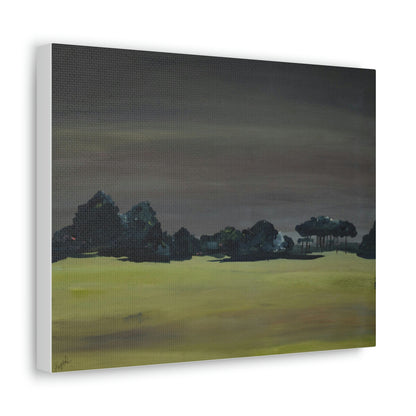 Landscape- Canvas fine art print , Abstract art, Print of original landscape painting.