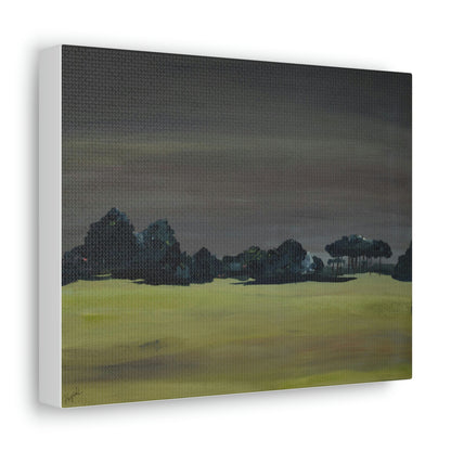 Landscape- Canvas fine art print , Abstract art, Print of original landscape painting.