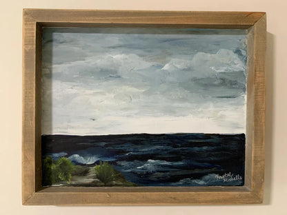 Vintage Ocean Painting (Print)